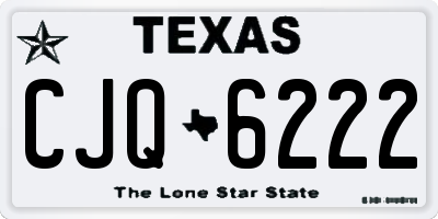TX license plate CJQ6222