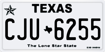 TX license plate CJU6255