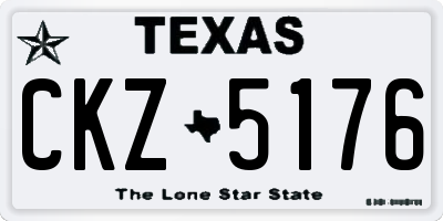 TX license plate CKZ5176