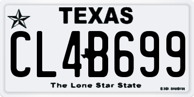 TX license plate CL4B699