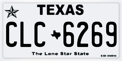 TX license plate CLC6269