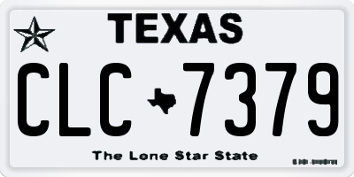 TX license plate CLC7379