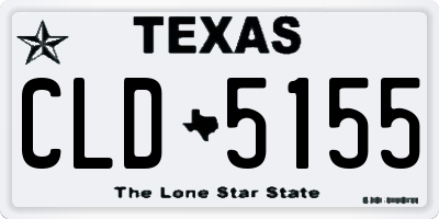 TX license plate CLD5155