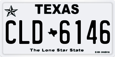 TX license plate CLD6146