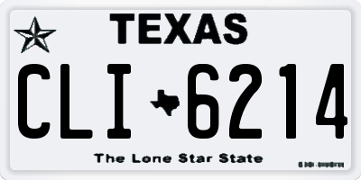 TX license plate CLI6214