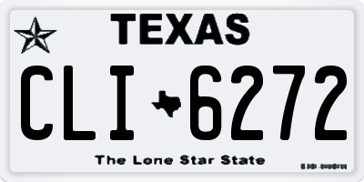 TX license plate CLI6272