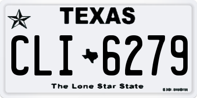 TX license plate CLI6279