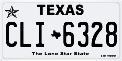TX license plate CLI6328