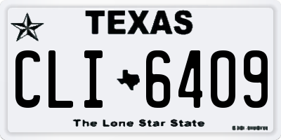 TX license plate CLI6409