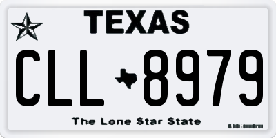 TX license plate CLL8979