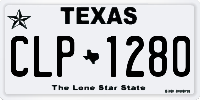 TX license plate CLP1280