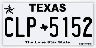TX license plate CLP5152