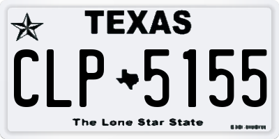 TX license plate CLP5155