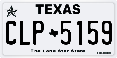 TX license plate CLP5159