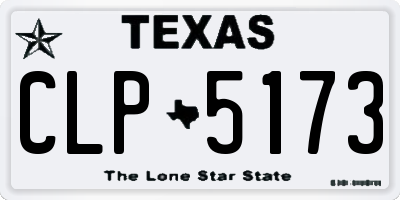 TX license plate CLP5173