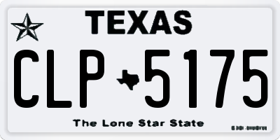 TX license plate CLP5175