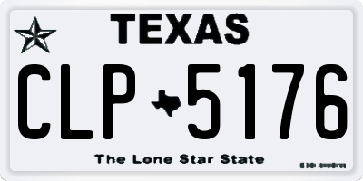 TX license plate CLP5176