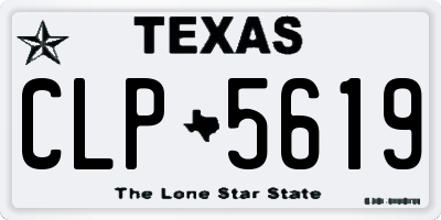 TX license plate CLP5619
