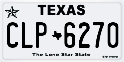 TX license plate CLP6270