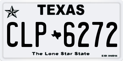 TX license plate CLP6272