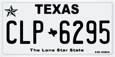 TX license plate CLP6295