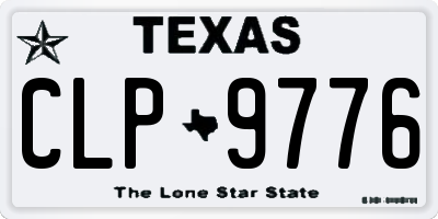 TX license plate CLP9776