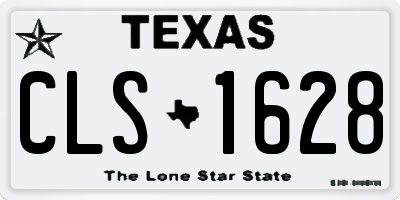 TX license plate CLS1628