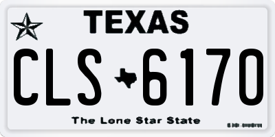 TX license plate CLS6170
