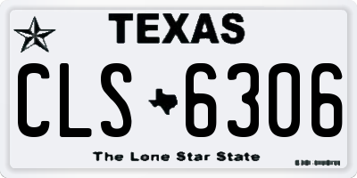 TX license plate CLS6306