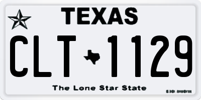 TX license plate CLT1129