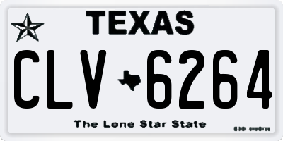 TX license plate CLV6264