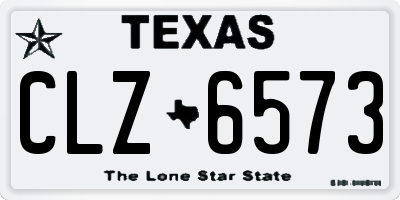 TX license plate CLZ6573