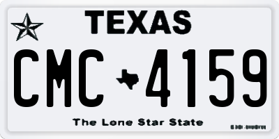 TX license plate CMC4159
