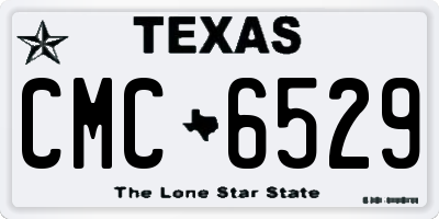 TX license plate CMC6529