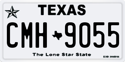 TX license plate CMH9055