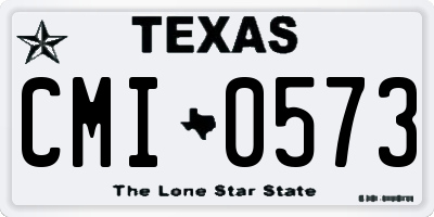 TX license plate CMI0573