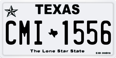 TX license plate CMI1556