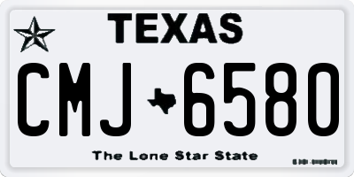 TX license plate CMJ6580