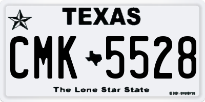 TX license plate CMK5528