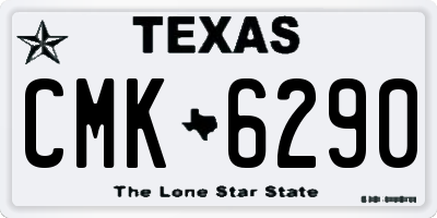 TX license plate CMK6290