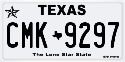 TX license plate CMK9297