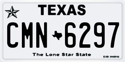 TX license plate CMN6297
