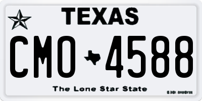 TX license plate CMO4588