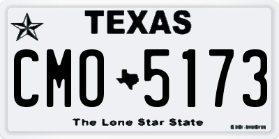 TX license plate CMO5173