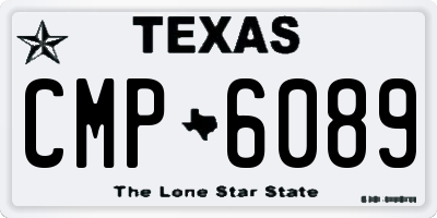 TX license plate CMP6089