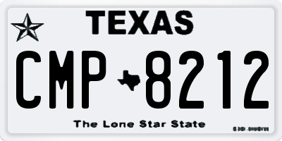 TX license plate CMP8212