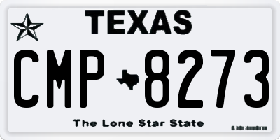TX license plate CMP8273