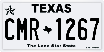TX license plate CMR1267