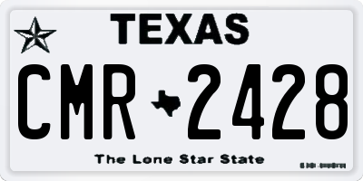 TX license plate CMR2428