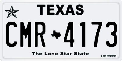 TX license plate CMR4173